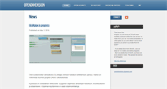 Desktop Screenshot of opendimension.org